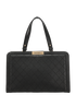 Label Click Tote, &pound;1,800, Handbags, Black, Leather, Front view